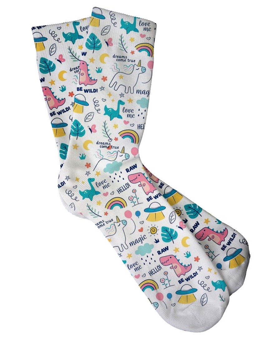 Long socks for allover sublimation